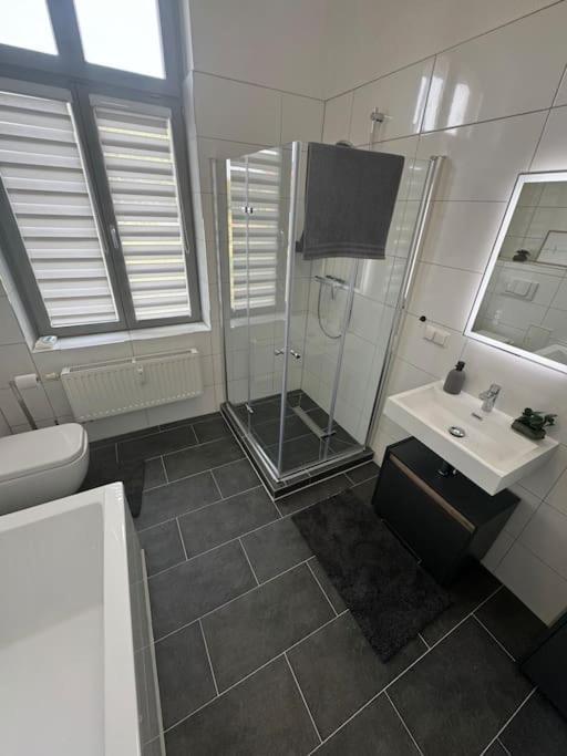 Apartment Mit Parkplatz Und Wifi Magdeburg Dış mekan fotoğraf